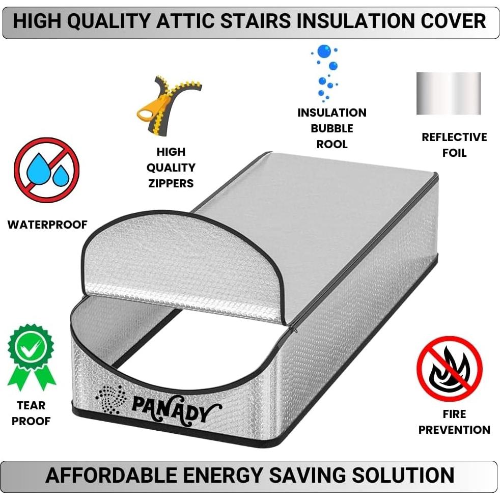Cubierta de Aislamiento para Escaleras de Ático Panady RBT1 137x64 cm