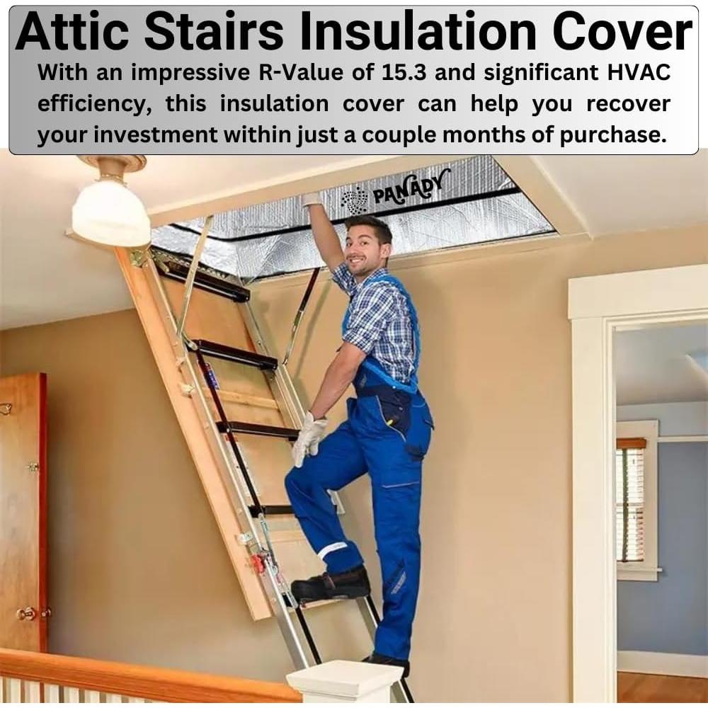 Cubierta de Aislamiento para Escaleras de Ático Panady RBT1 137x64 cm