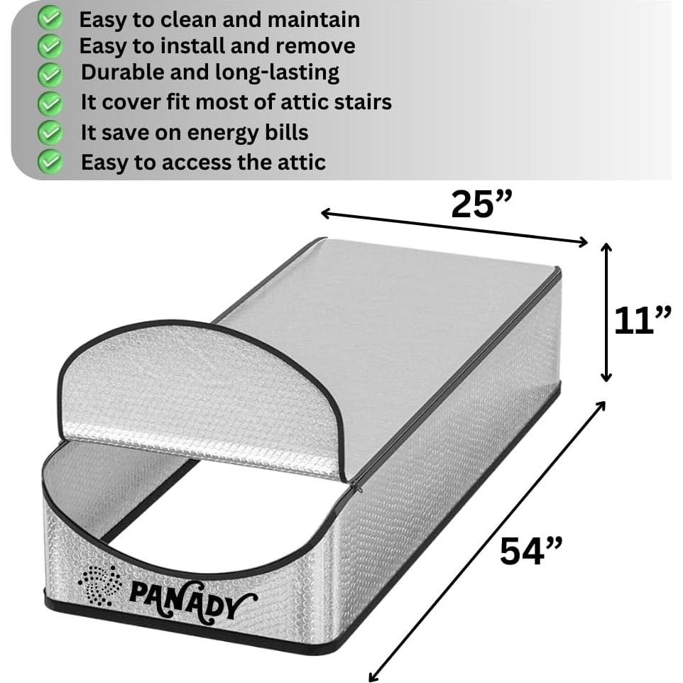 Cubierta de Aislamiento para Escaleras de Ático Panady RBT1 137x64 cm