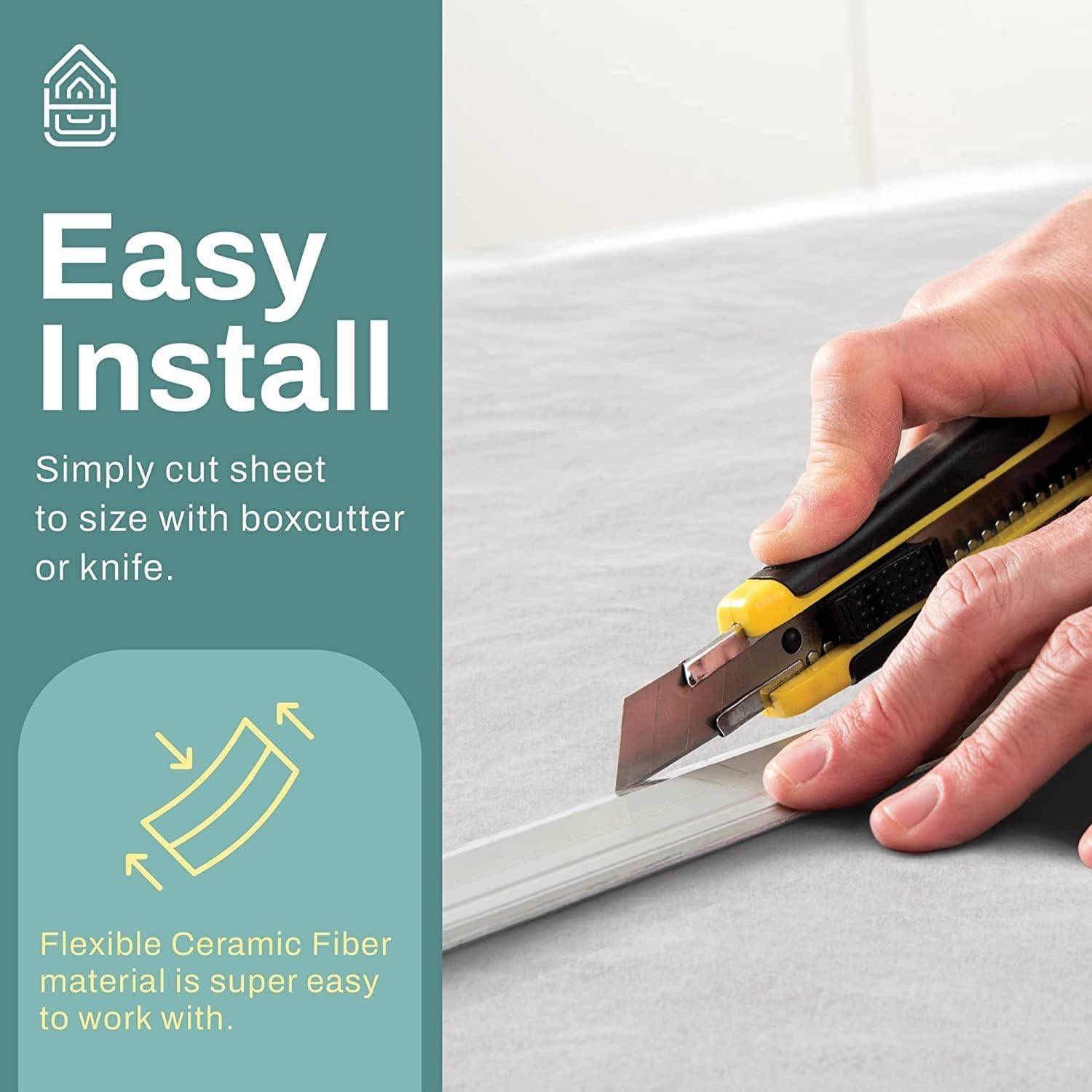 Manta Aislante Cerámica Home Intuition 30x60 cm 2500°F