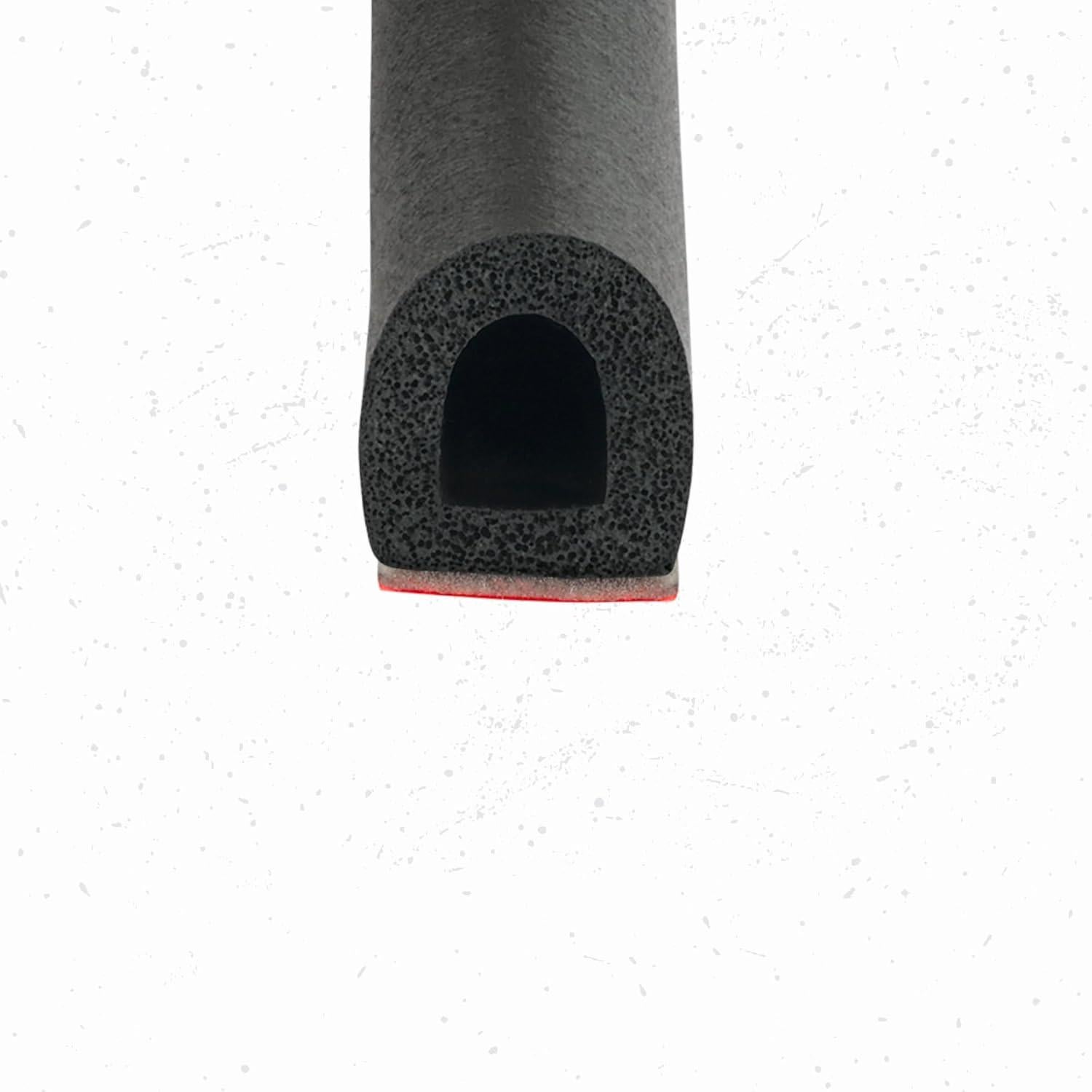 Sello de Puerta Burlete D Aislante Acústico M M SEALS 6.10m