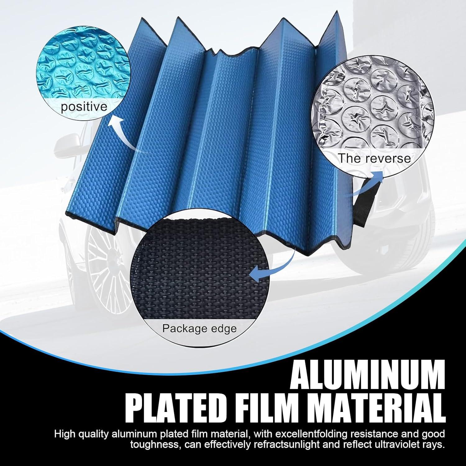 Reflector UV para Parabrisas de Coche gunhunt 145 x 70 cm Azul