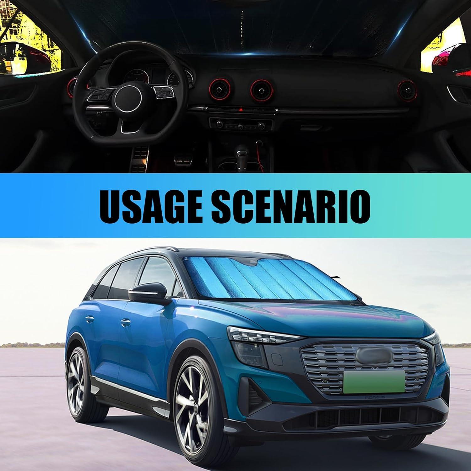 Reflector UV para Parabrisas de Coche gunhunt 145 x 70 cm Azul