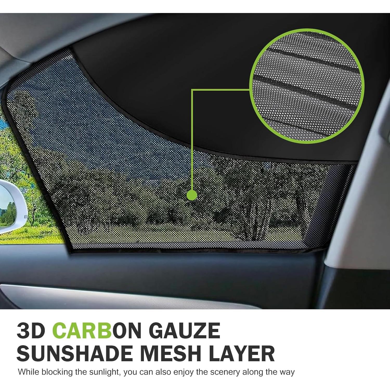 Sombrillas para Ventanas Frontales Merdege 48x50 cm 2 PCS