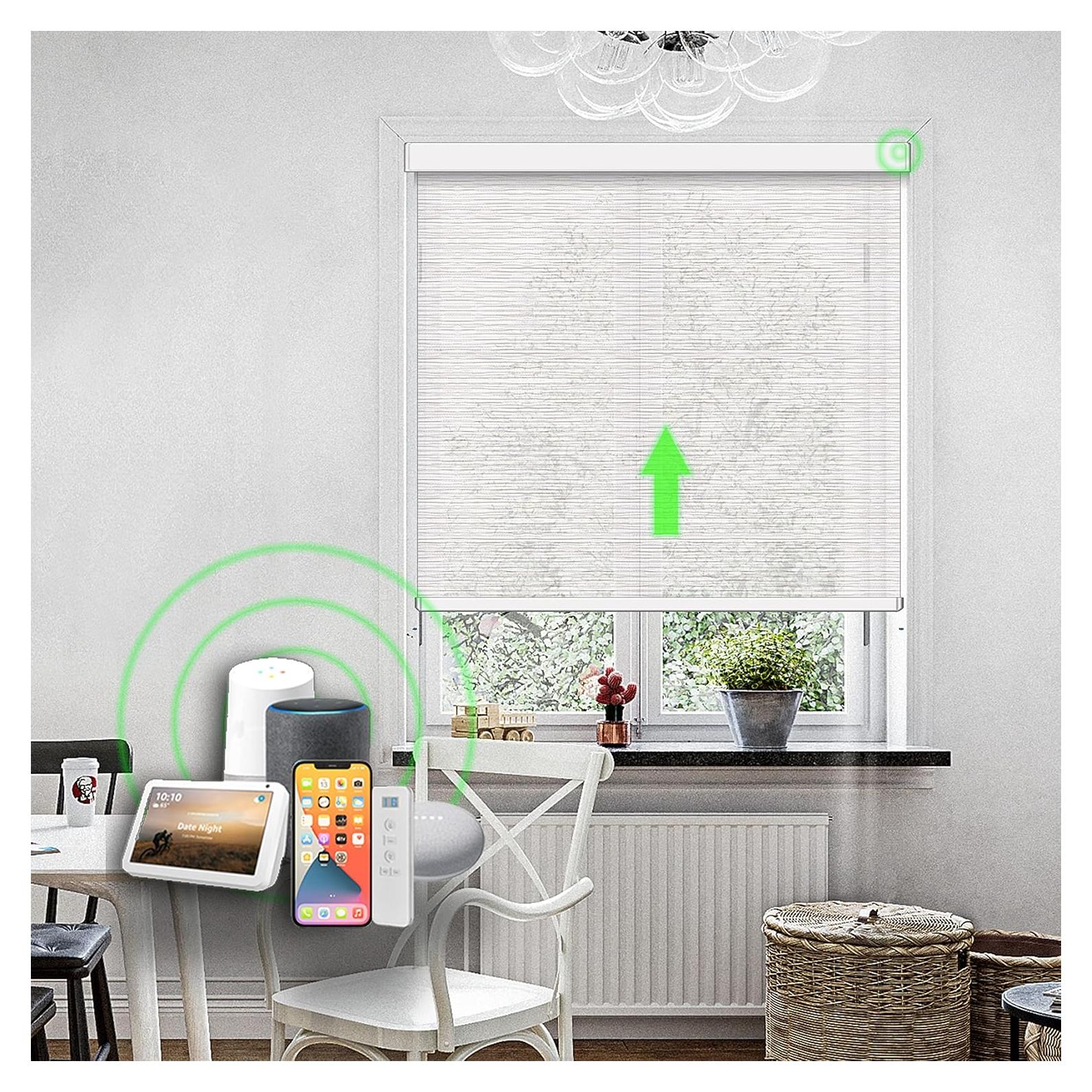 Persianas Motorizadas Jogney Blackout 19 Beige Hampton