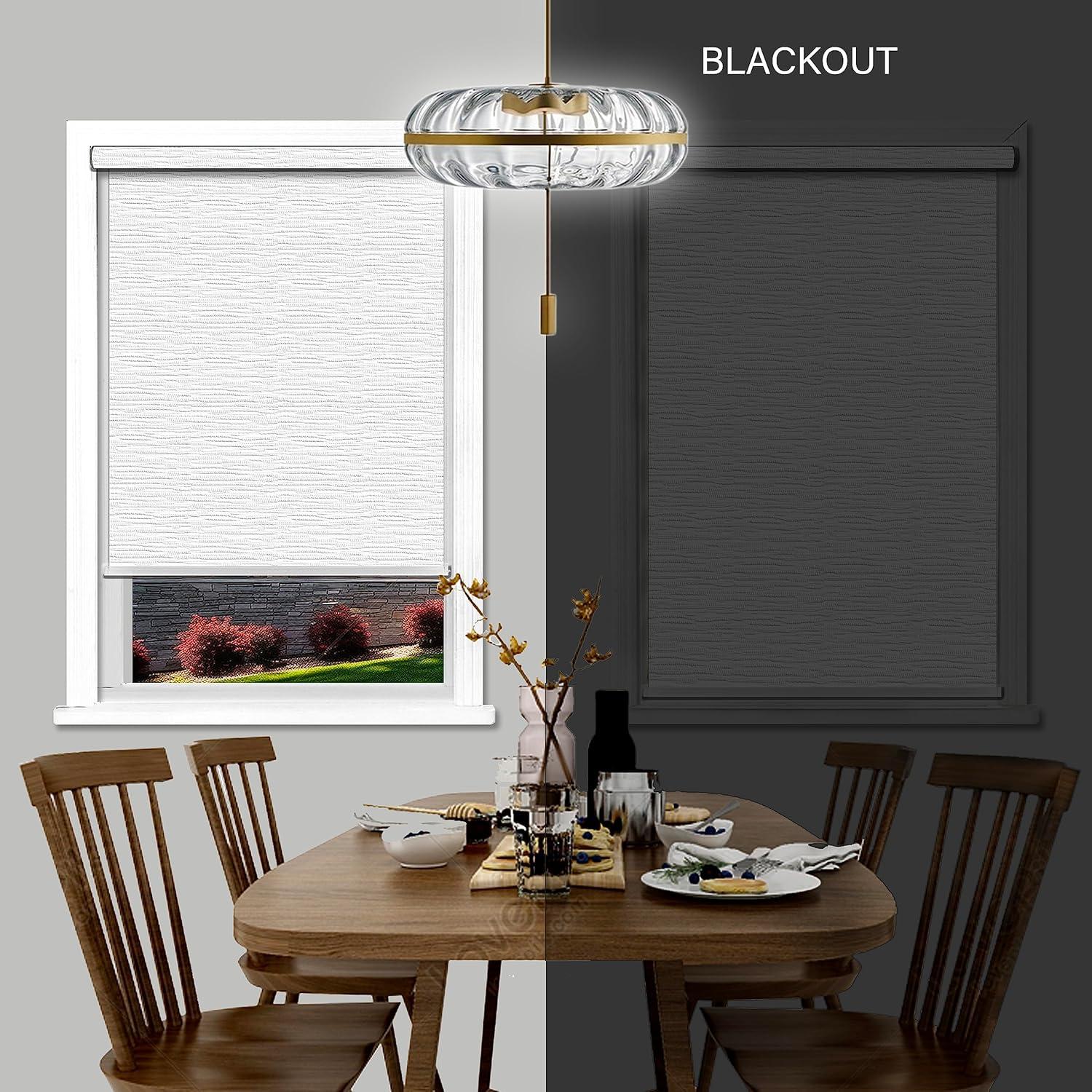 Persianas Motorizadas Jogney Blackout 19 Beige Hampton