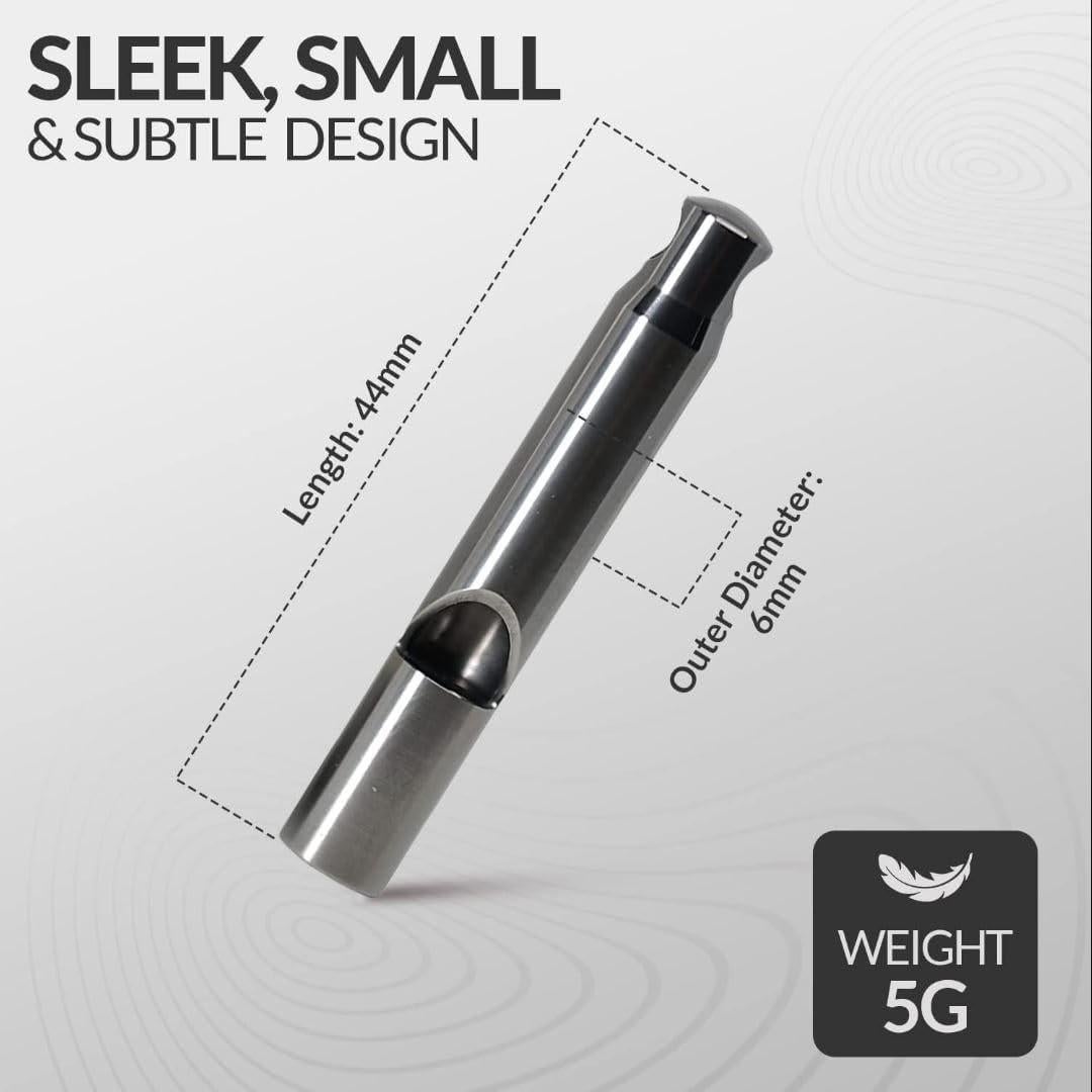 Silbato de Emergencia Yidome de Titanio 120dB para Camping