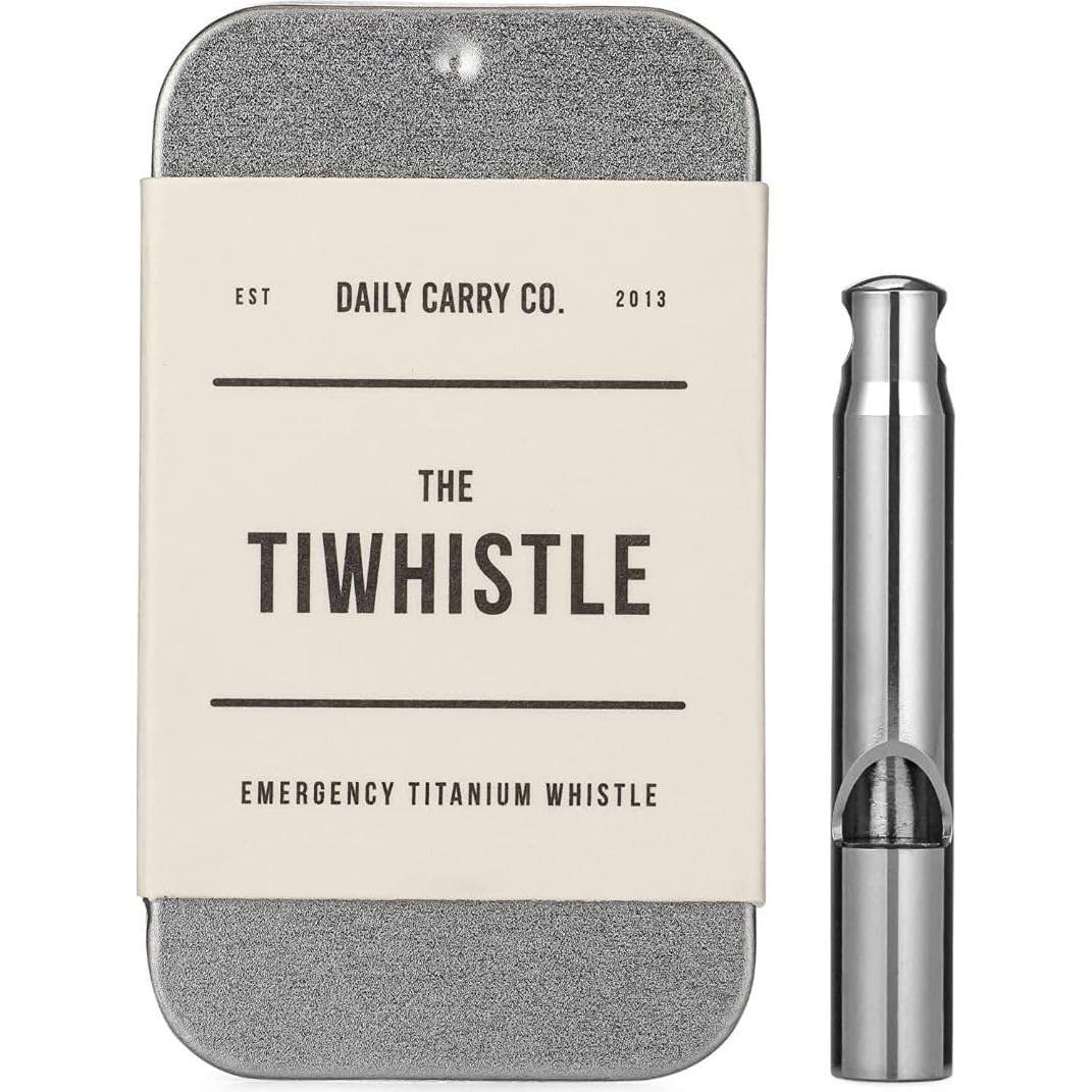 Silbato de Emergencia Yidome de Titanio 120dB para Camping