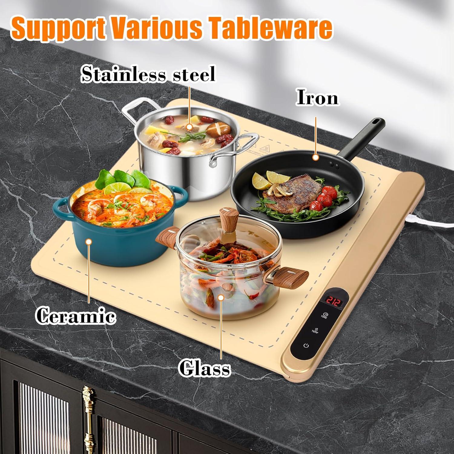 Alfombrilla Calentadora de Comida Eléctrica GRILL FORCE 40x37cm