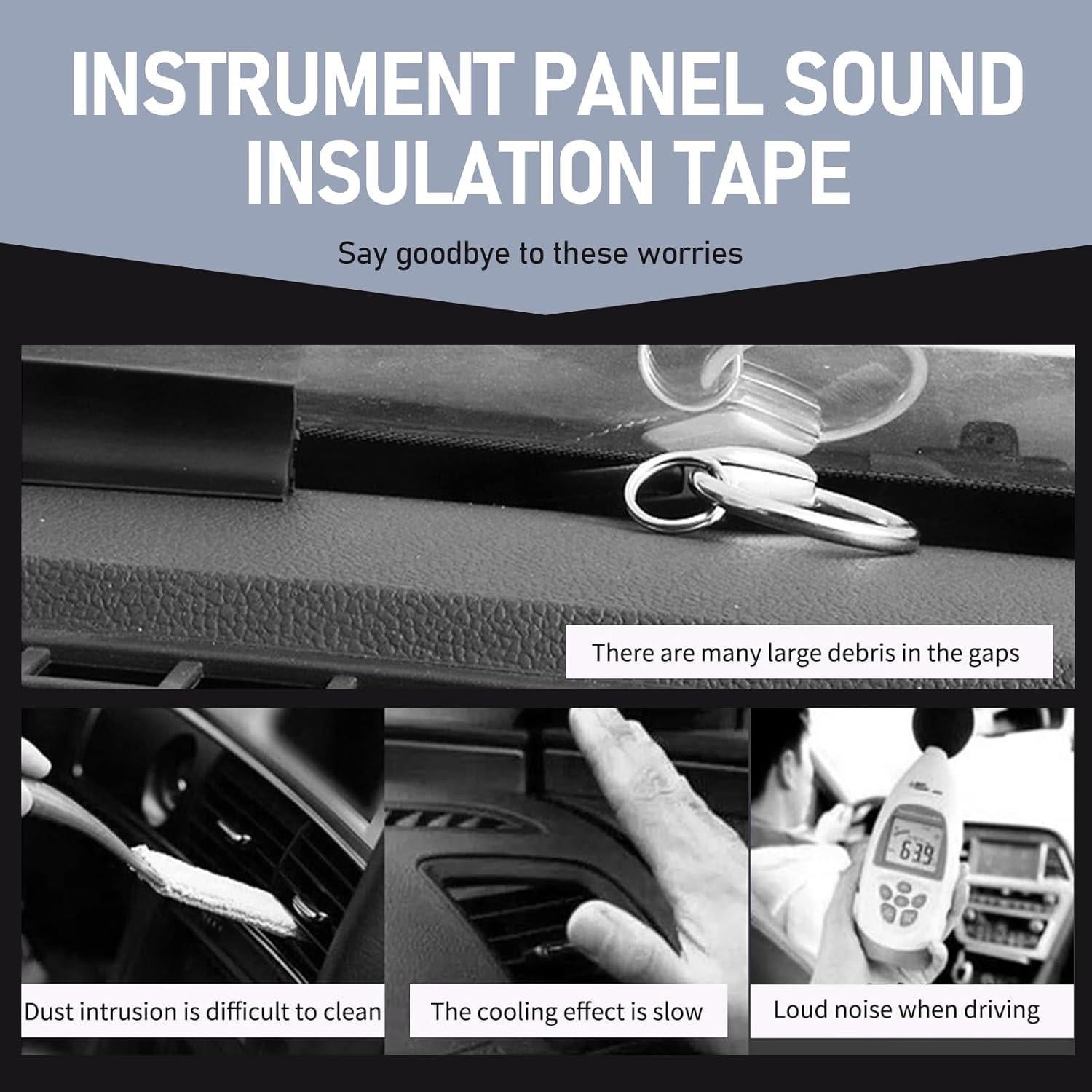 Tira de Sellado Acústico Flygun 1.6m para Consola de Auto