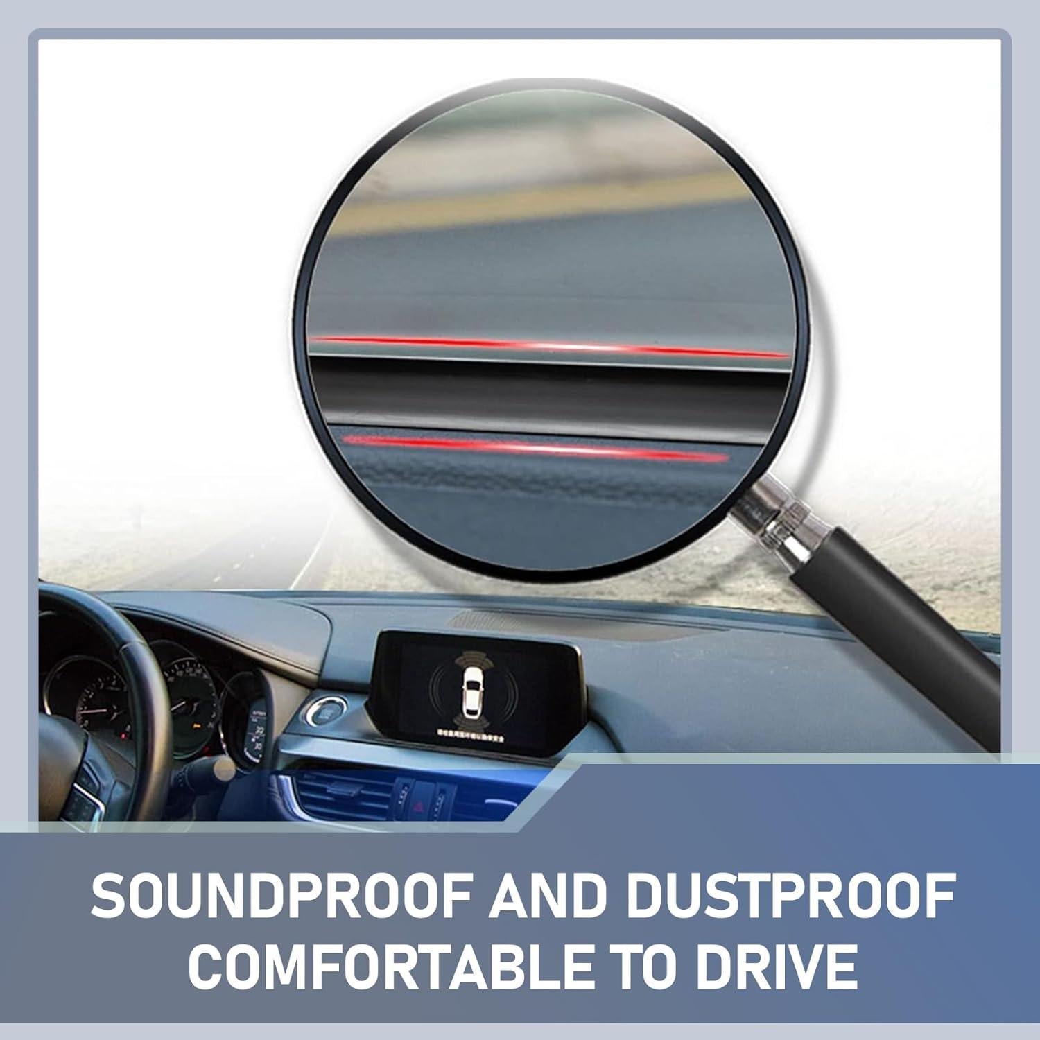 Tira de Sellado Acústico Flygun 1.6m para Consola de Auto