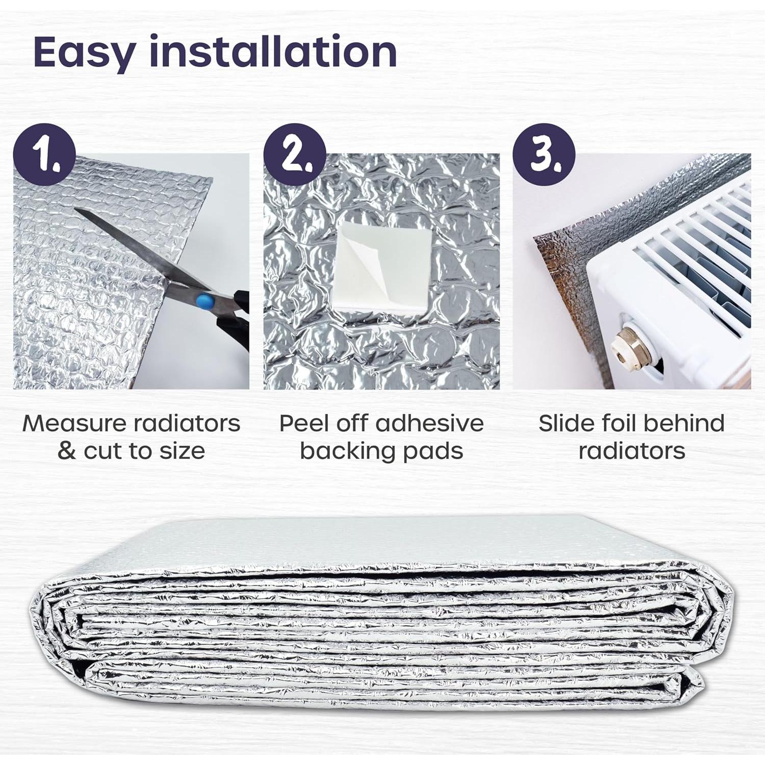 Rollos de Aislamiento Reflectante Volila 1.22m x 6.1m Plata