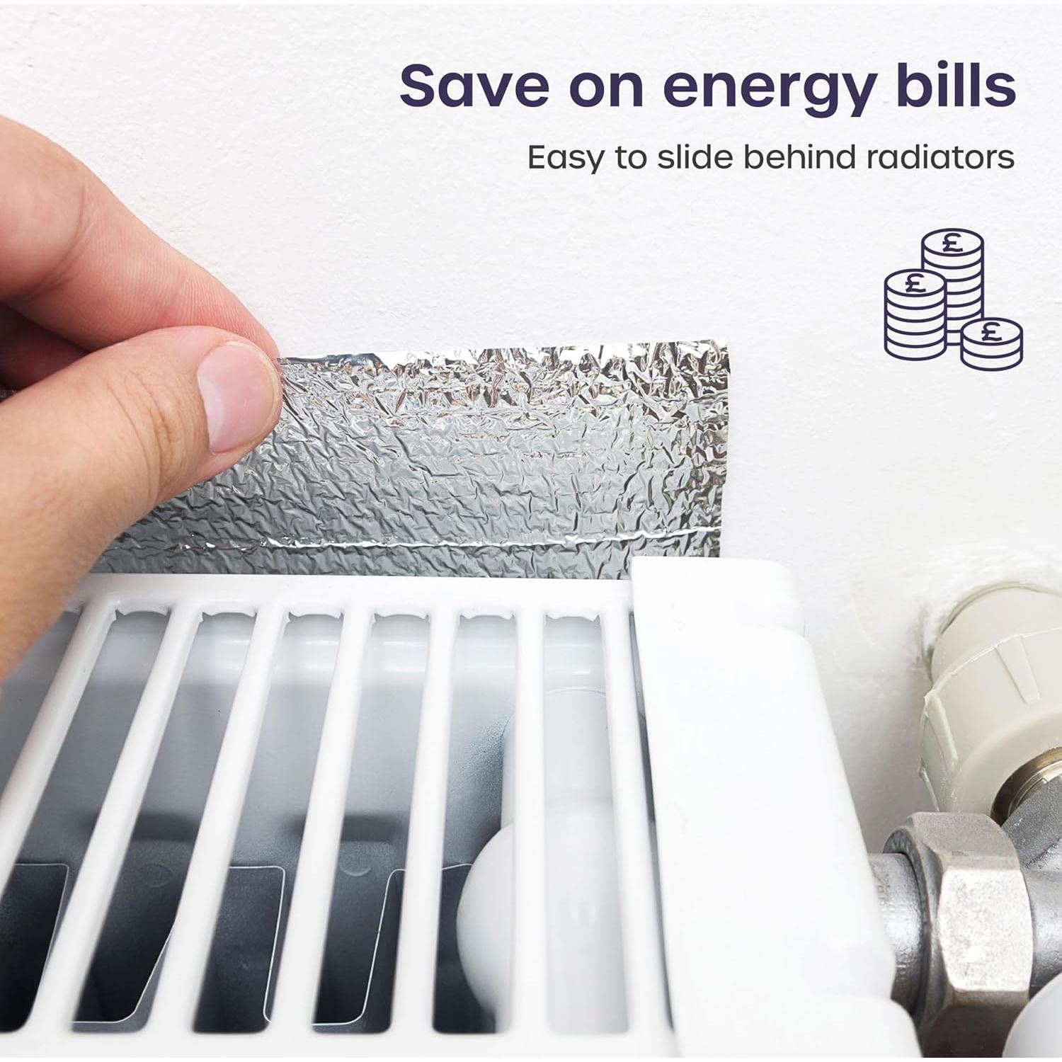 Rollos de Aislamiento Reflectante Volila 1.22m x 6.1m Plata