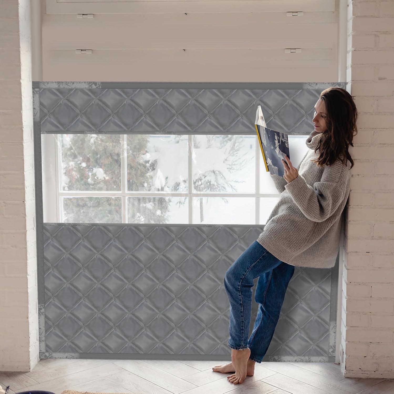 Kit Aislamiento Térmico Ventanas 160x160 cm Beeveer Algodón