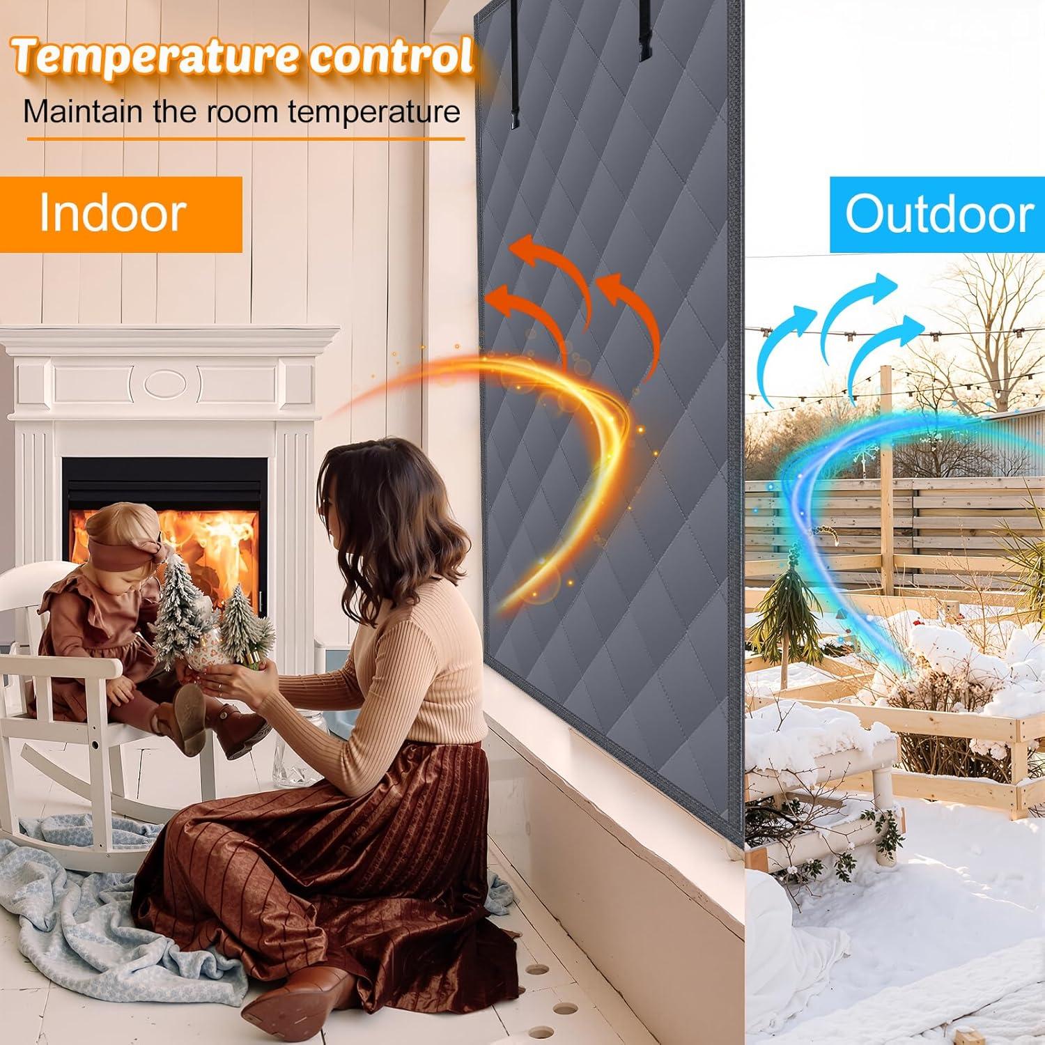 Cubierta Aislante de Ventana NNG 99x160cm para Invierno