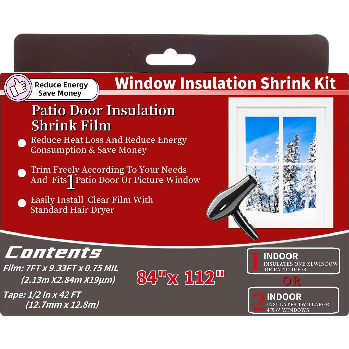 Kit Aislamiento Ventana Retráctil FonsBleaudy 213x284 cm Claro