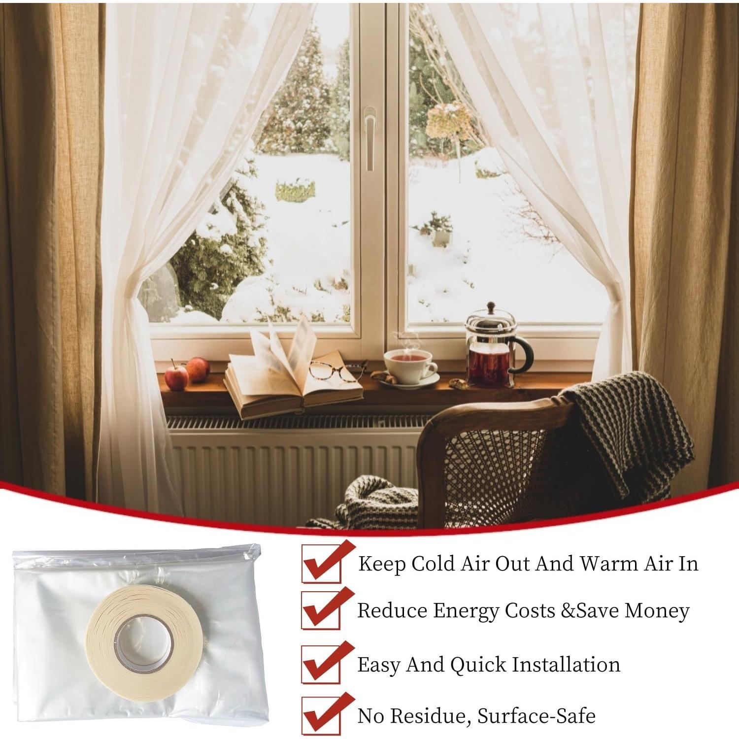 Kit Aislamiento Ventana Retráctil FonsBleaudy 213x284 cm Claro