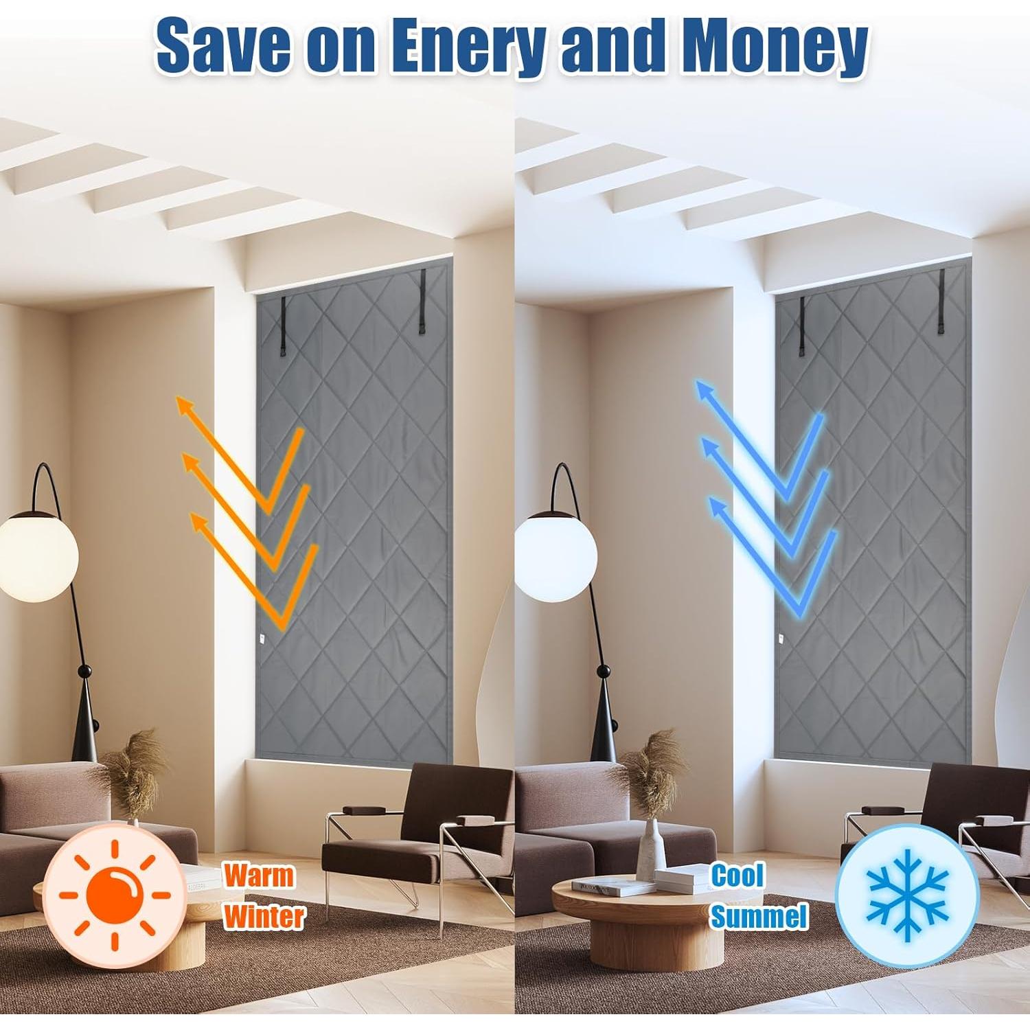 Cubierta Aislante de Ventana Oxford 99x160cm Gris Térmica