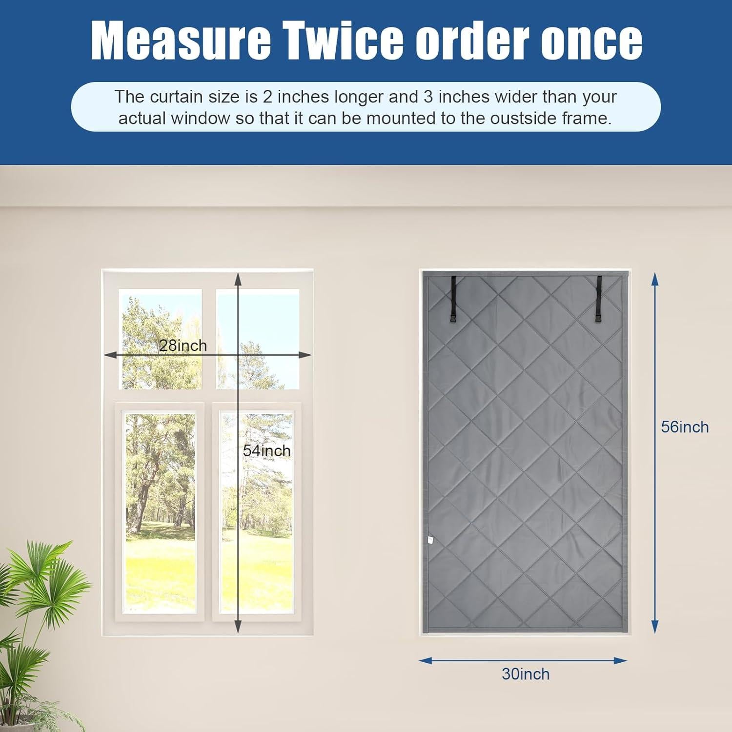 Cubierta Aislante de Ventana Oxford 99x160cm Gris Térmica