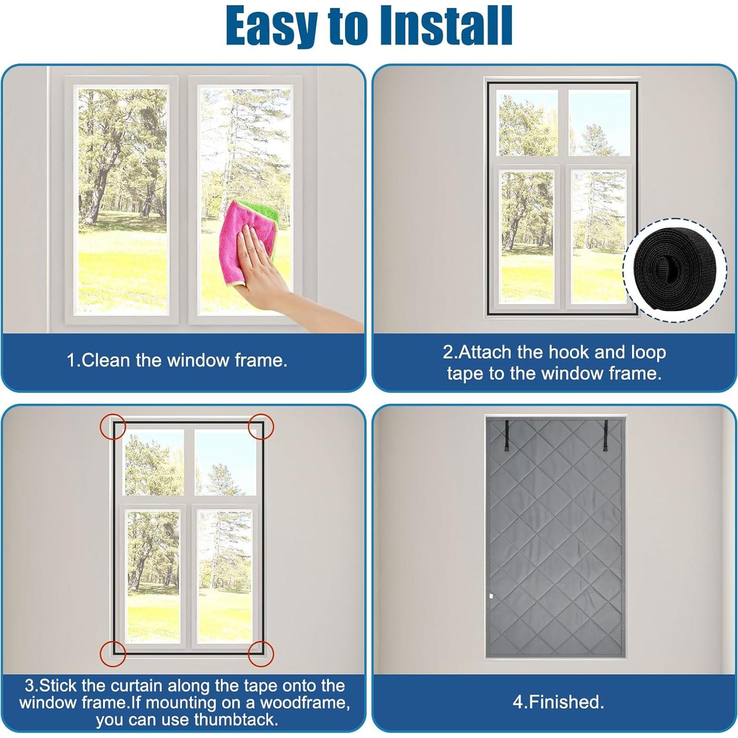 Cubierta Aislante de Ventana Oxford 99x160cm Gris Térmica