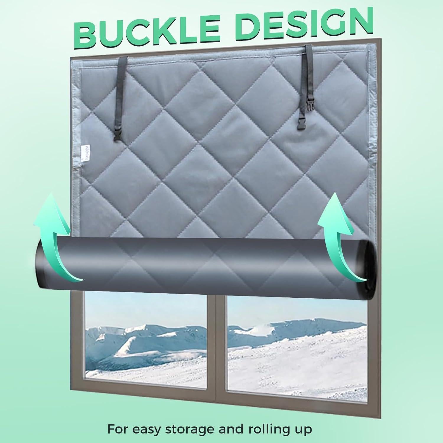 Kit Aislamiento Ventanas ETERMETA 76.2x142.2cm Algodón Grueso