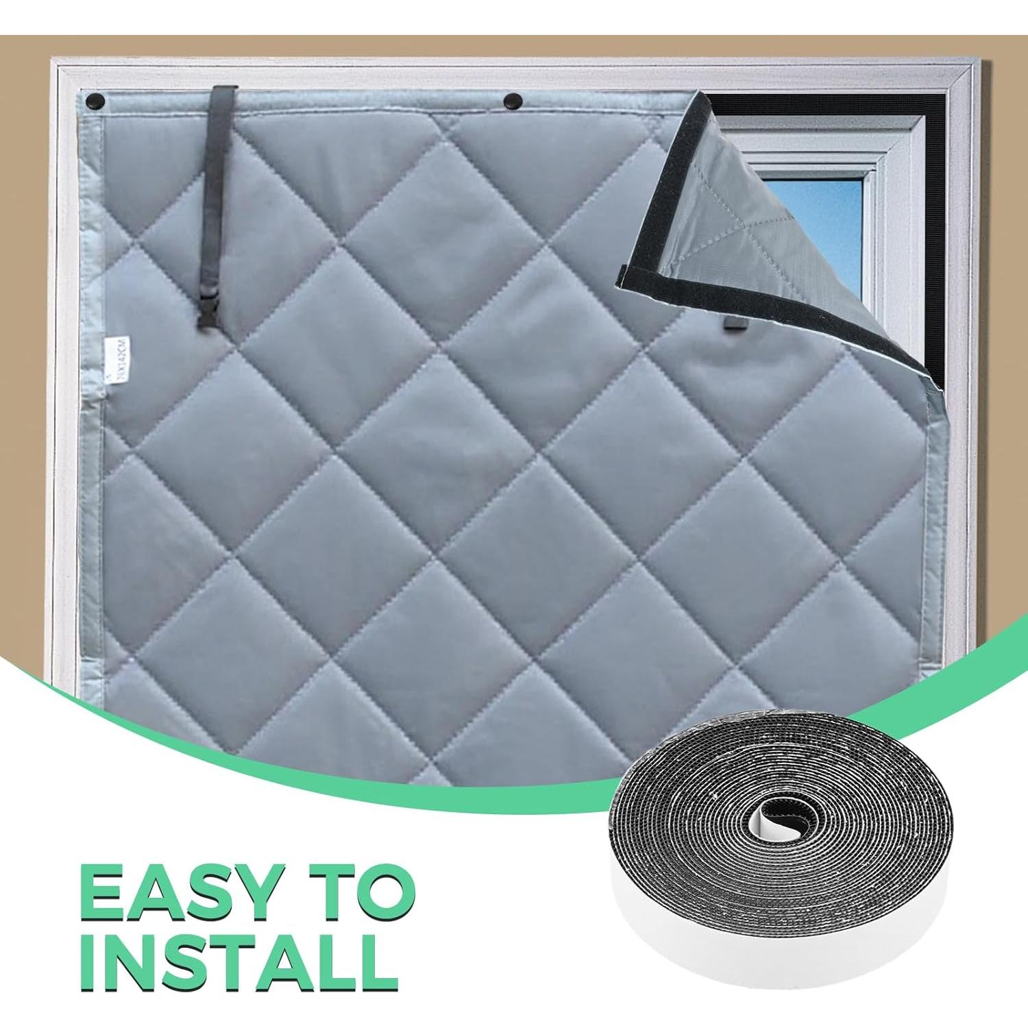 Kit Aislamiento Ventanas ETERMETA 76.2x142.2cm Algodón Grueso