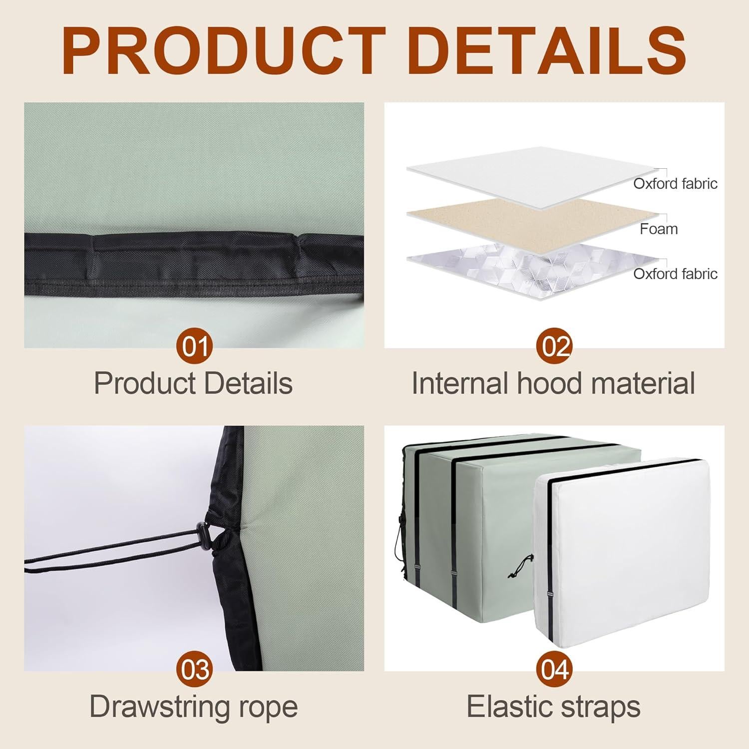 Juego de 2 fundas para aire acondicionado Nkiy Quen - Aislamiento invierno