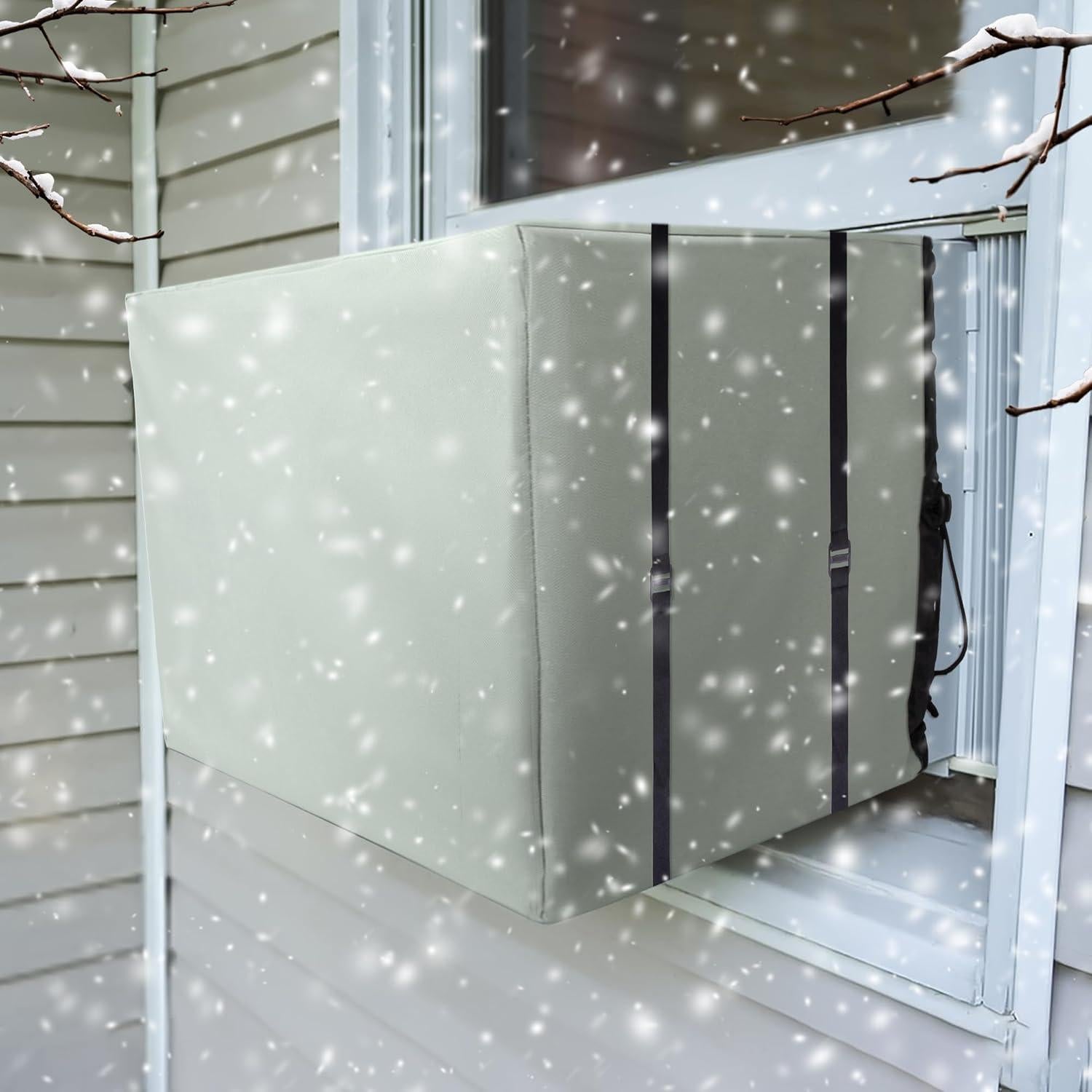 Juego de 2 fundas para aire acondicionado Nkiy Quen - Aislamiento invierno