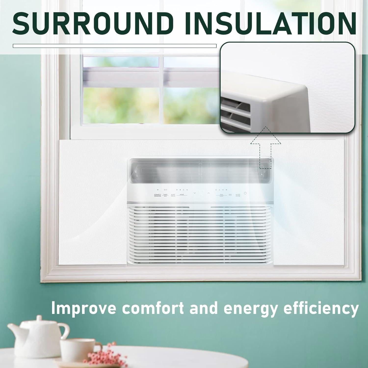 Panel Lateral Aislante Flehomo para Aire Acondicionado 43x99 cm