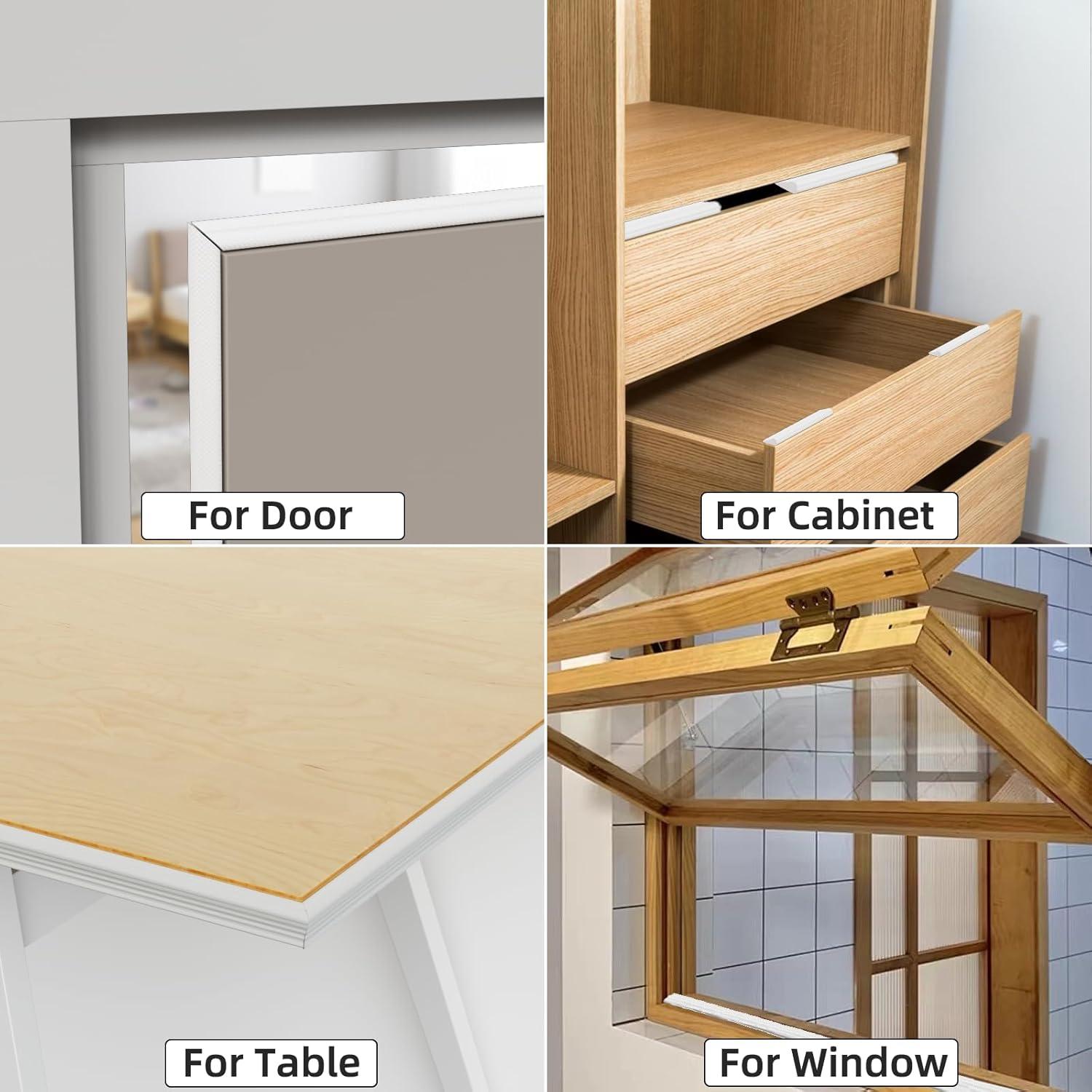 Sellador de Puerta Conwang 299.72 cm Espuma Aislante Blanco