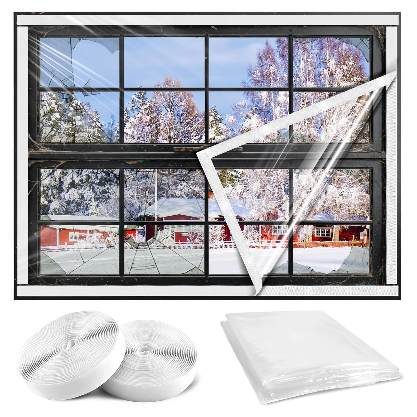 Aislamiento de Ventanas HolyMaji 119.38x160 cm Película Térmica