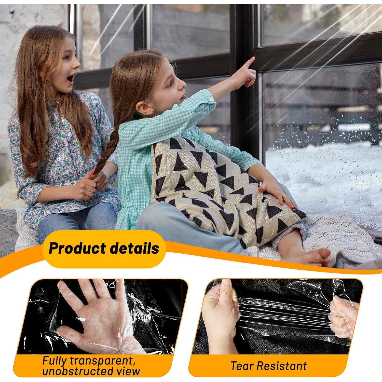 Aislamiento de Ventanas HolyMaji 119.38x160 cm Película Térmica