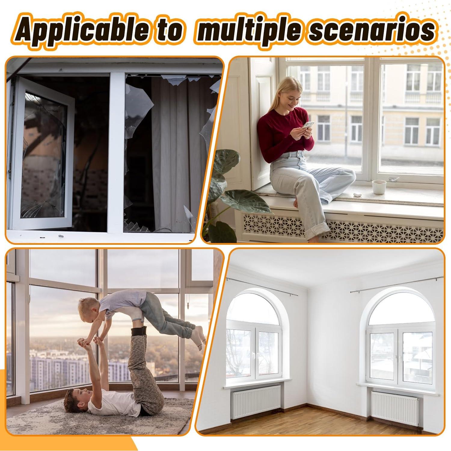 Aislamiento de Ventanas HolyMaji 119.38x160 cm Película Térmica