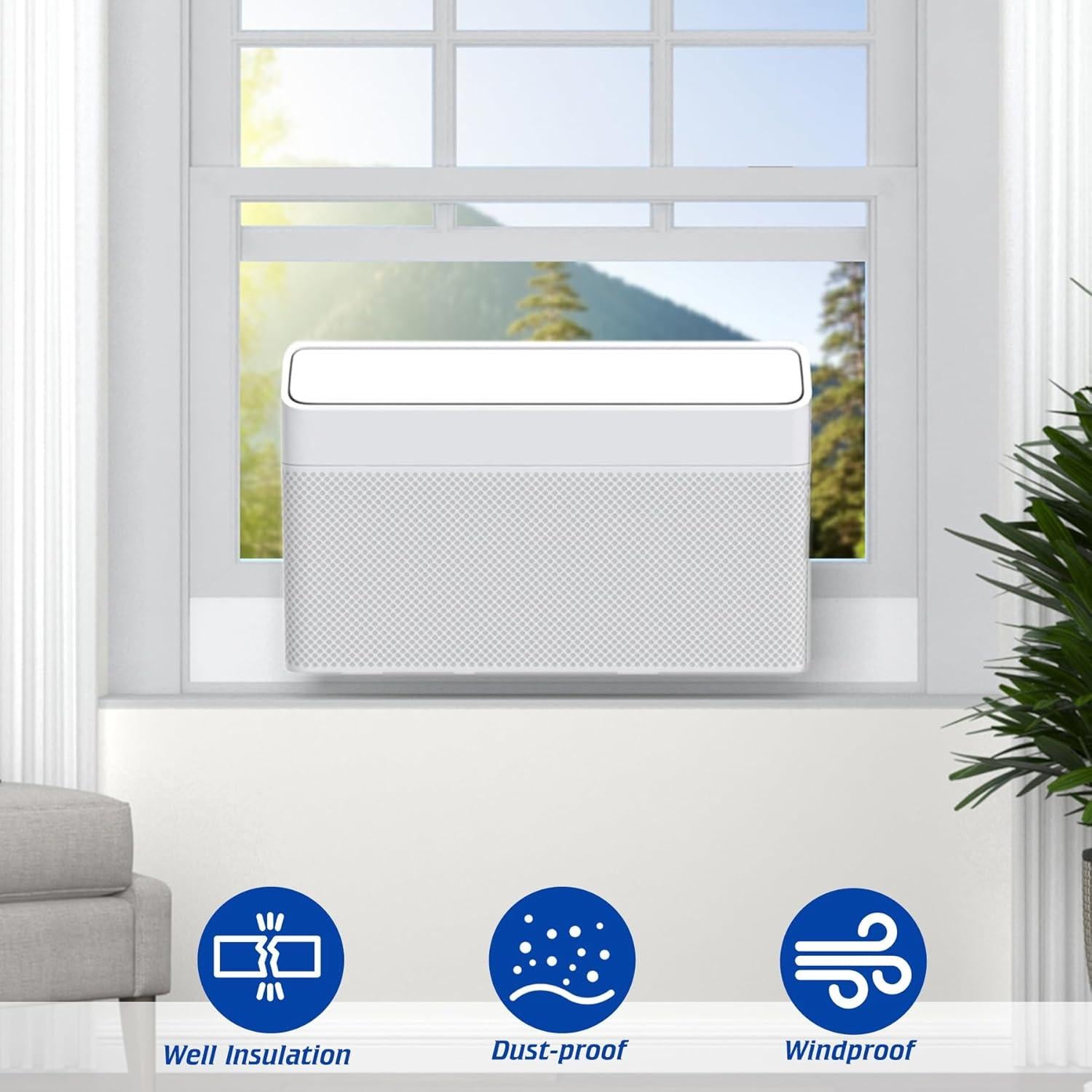 Bloque de Espuma Aislante para Aire Acondicionado U - 2 Piezas