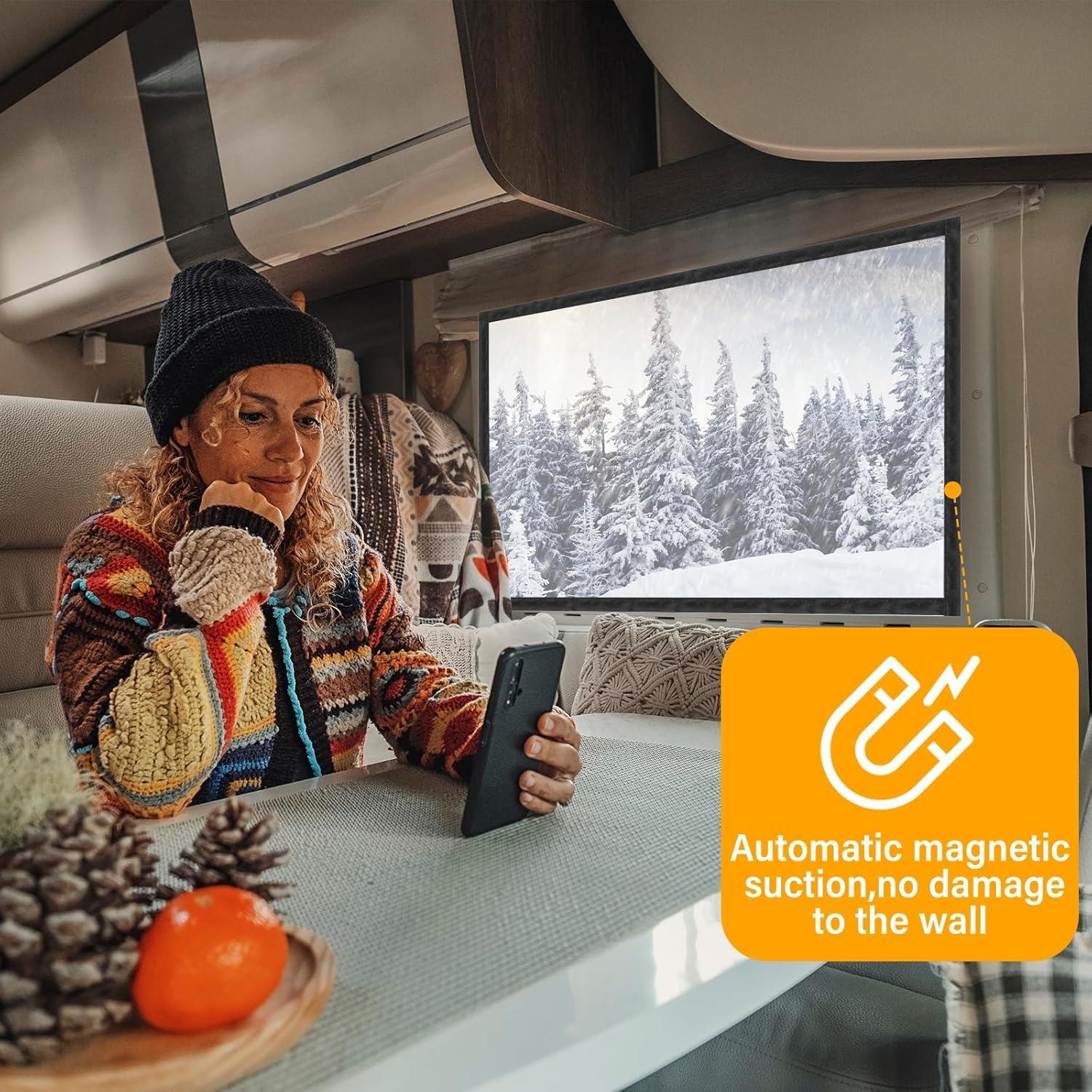 Cubierta de Ventana Magnética Beeveer 40.96 x 63.5 cm Aislamiento