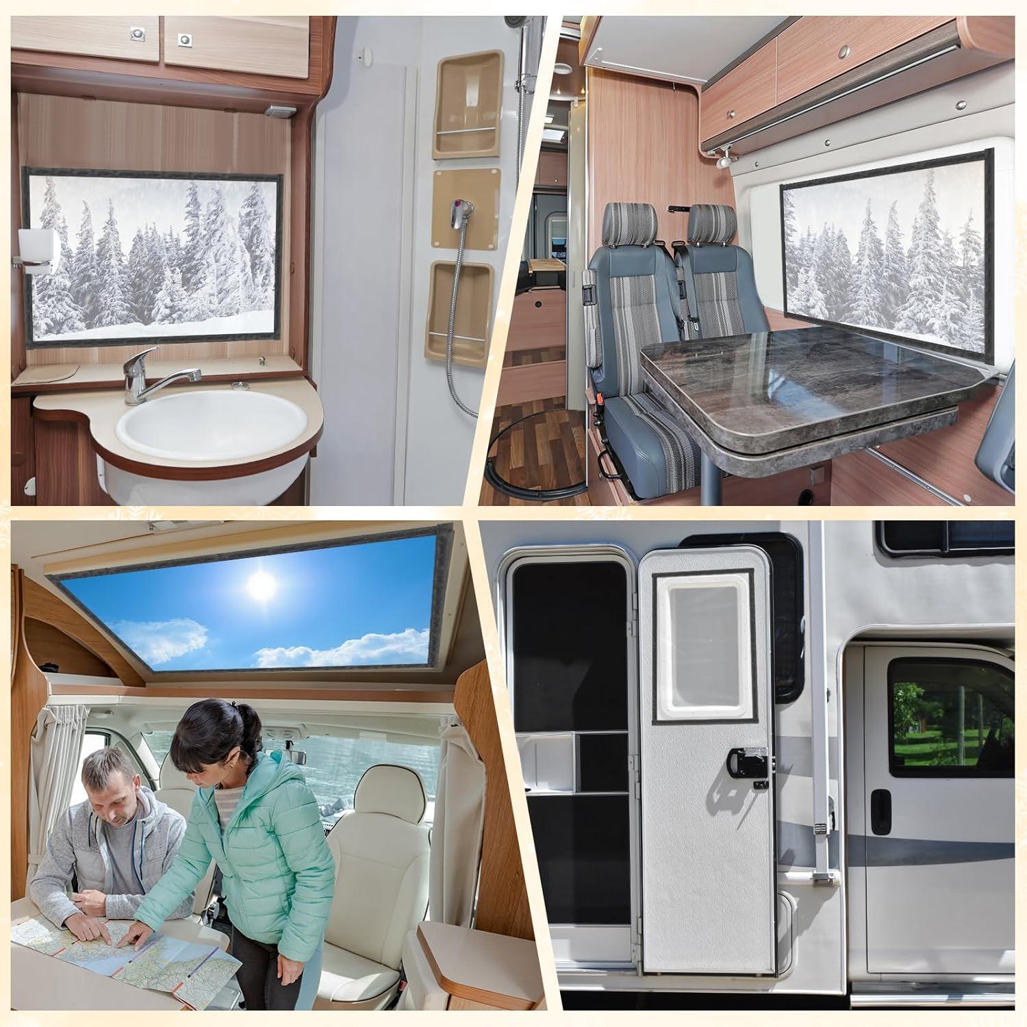 Cubierta de Ventana Magnética Beeveer 40.96 x 63.5 cm Aislamiento