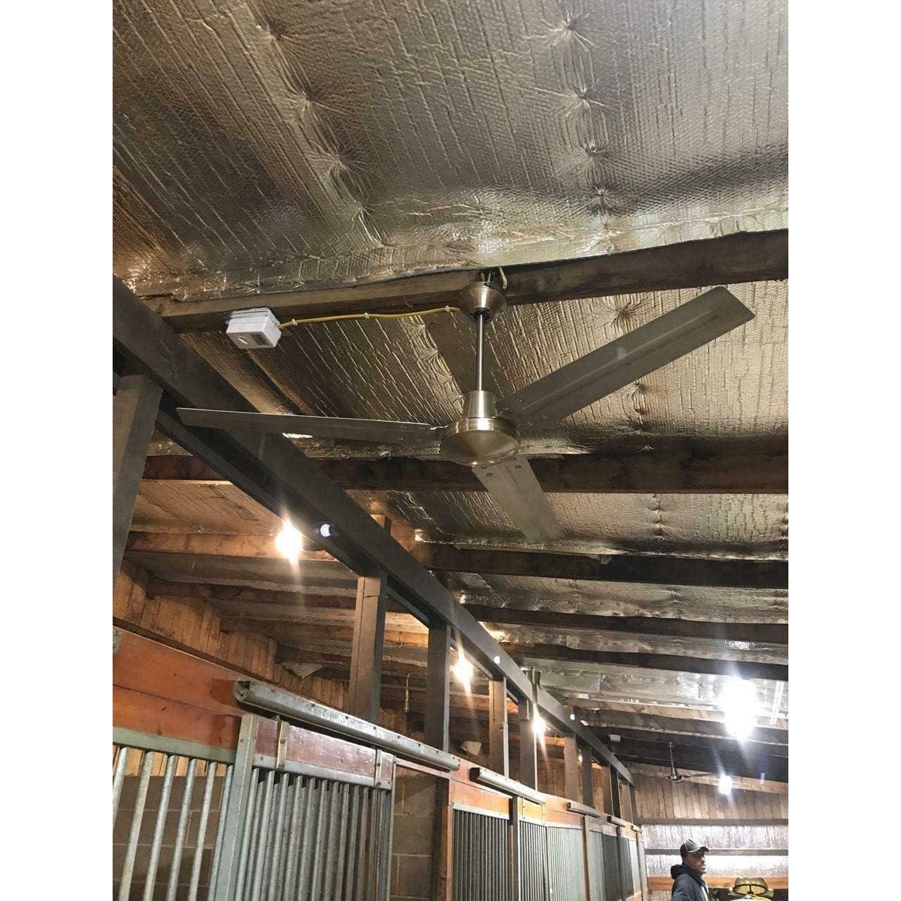 Aislante Reflectante de Burbuja Doble R8 Plata 0.30m x 1.52m