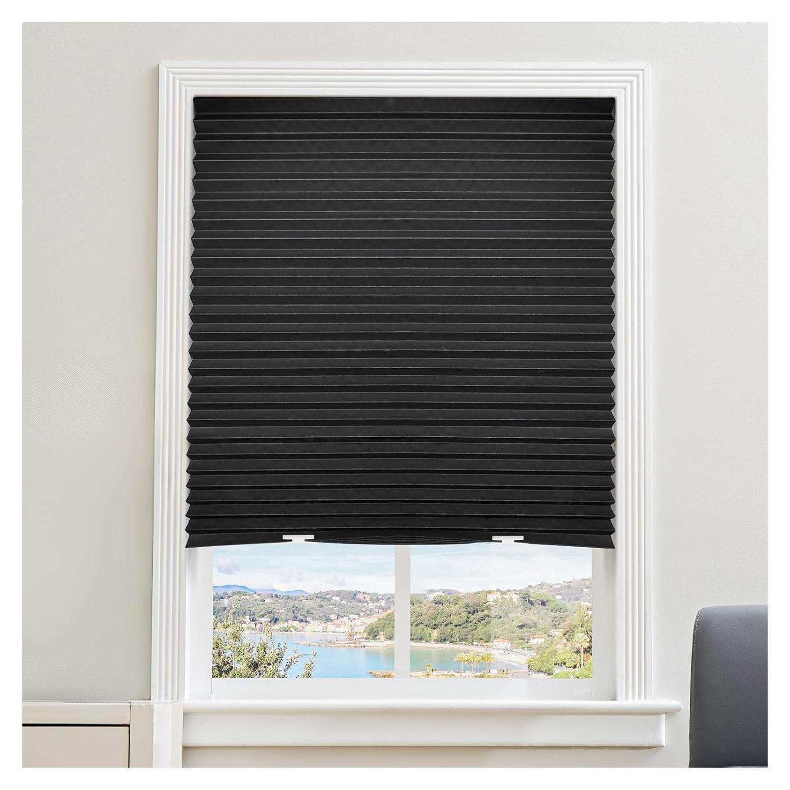 Cortinas Blackout 6 Paquetes Touri 91.44x182.88cm Negro