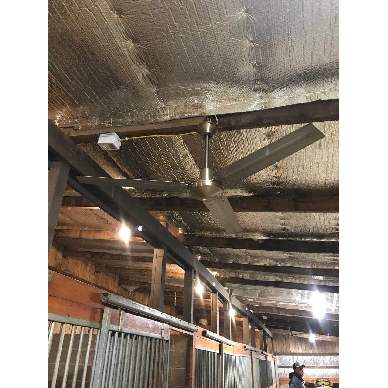 Barrera Radiante Aislante Aluminio Doble Cara 30.48x60.96m