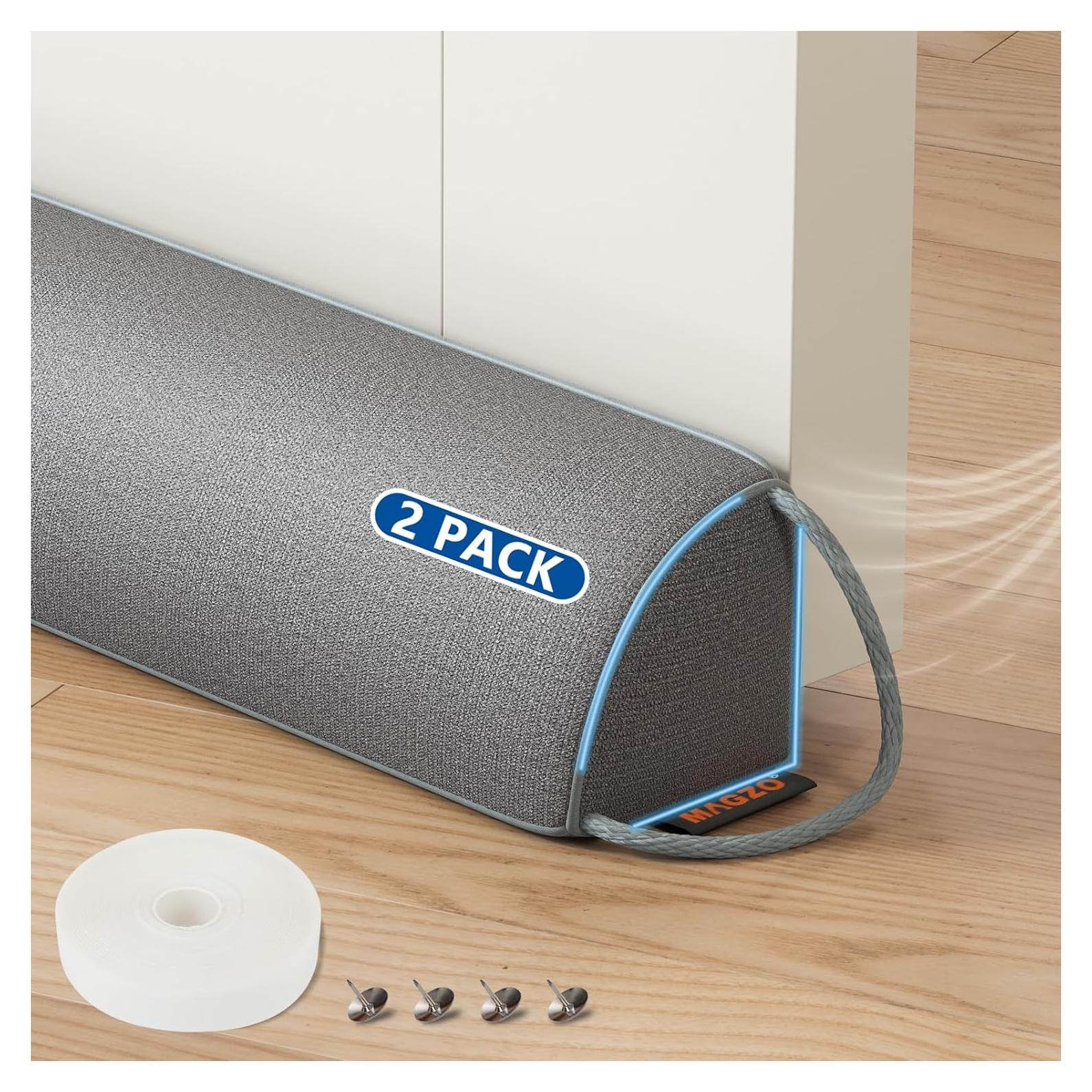 Detenedor de Corrientes de Aire MAGZO 91.44 cm Gris 2 Piezas