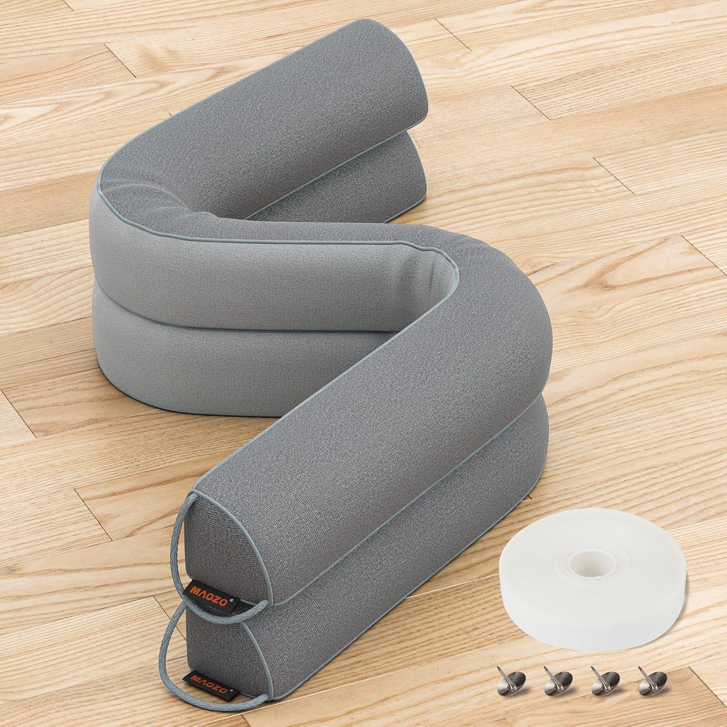 Detenedor de Corrientes de Aire MAGZO 91.44 cm Gris 2 Piezas