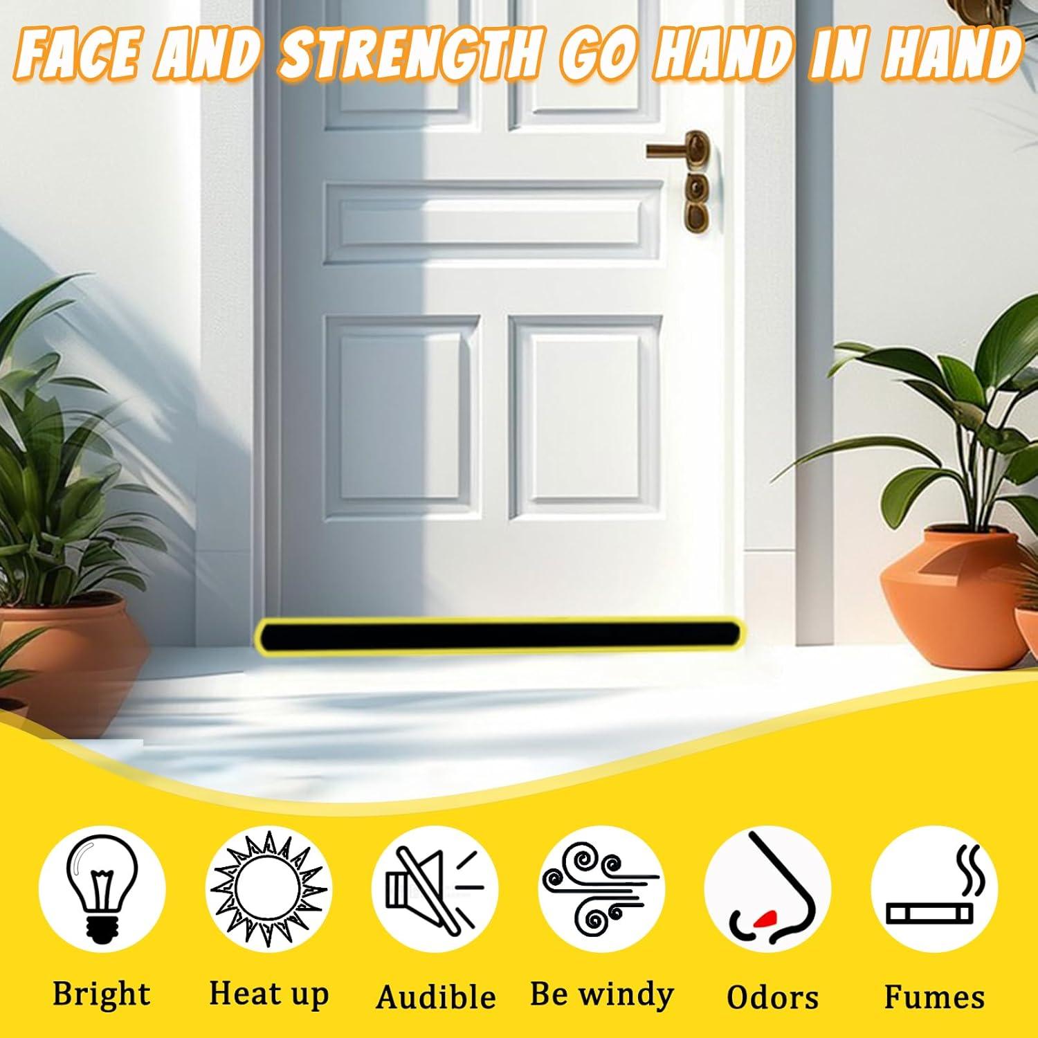 Tapón para Corrientes de Aire BIKOZI 76.2-91.4 cm Negro