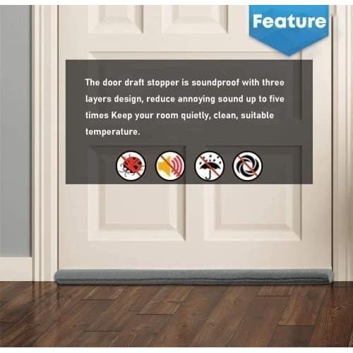 Bloqueador de Corrientes de Aire SYIPO 94 cm Ajustable Lavable