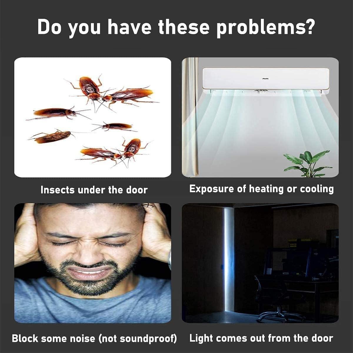 Bloqueador de Corrientes de Aire SYIPO 94 cm Ajustable Lavable