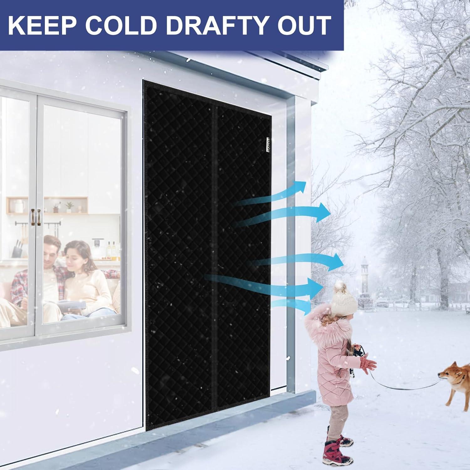 Cortina Térmica Aislante HADOR 36x80 Pulgadas Negra