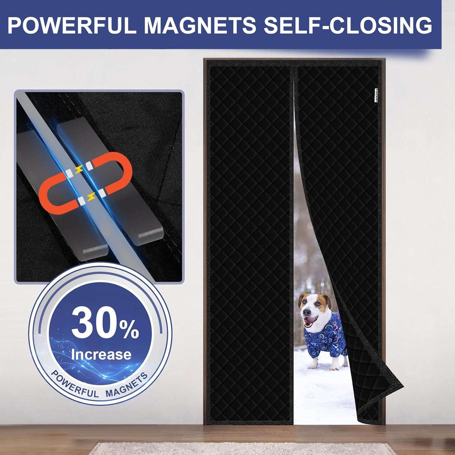 Cortina Térmica Aislante HADOR 36x80 Pulgadas Negra