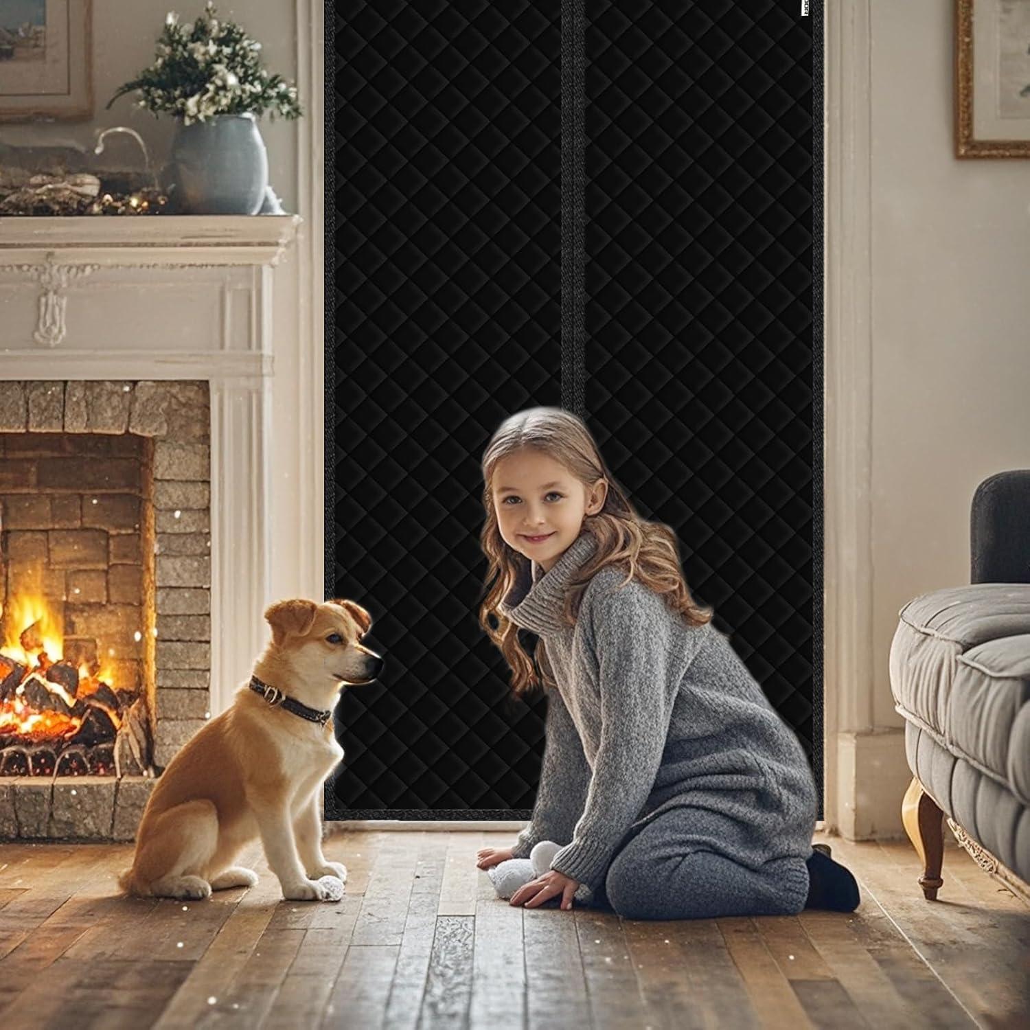 Cortina Térmica Aislante HADOR 36x80 Pulgadas Negra