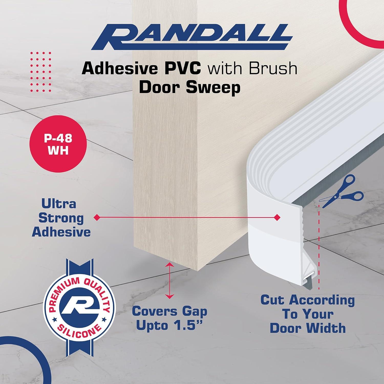 Detenedor de Corrientes de Aire Randall 5.08 cm x 99.06 cm Blanco