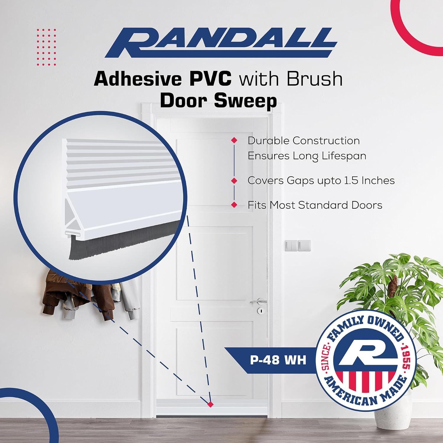 Detenedor de Corrientes de Aire Randall 5.08 cm x 99.06 cm Blanco