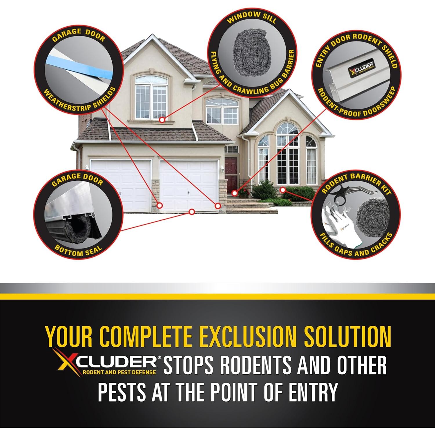 Kit Sello Puerta Seccional Superior Xcluder X2 4.98m 1.5"